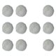 thumbnail image 3 of 10 piezas de micrófono de solapa con reducción de ruido y parabrisas peludo Blanco, 3 of 9
