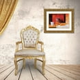 thumbnail image 3 of Nauts, Frans 18x14 Gold Ornate Wood Framed with Double Matting Museum Art Print Titled - Stillife in red I, 3 of 4