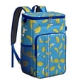 thumbnail image 1 of Tropical Banana Lover Cooler Backpack, Leakproof and Insulated Lunch Bag with Cute Yellow Fruit Design, 1 of 6