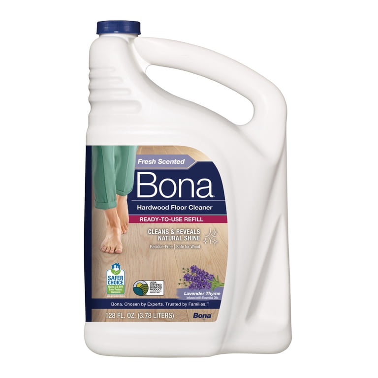 Bona® Hardwood Floor Cleaner with Lavender Thyme Refill 128oz