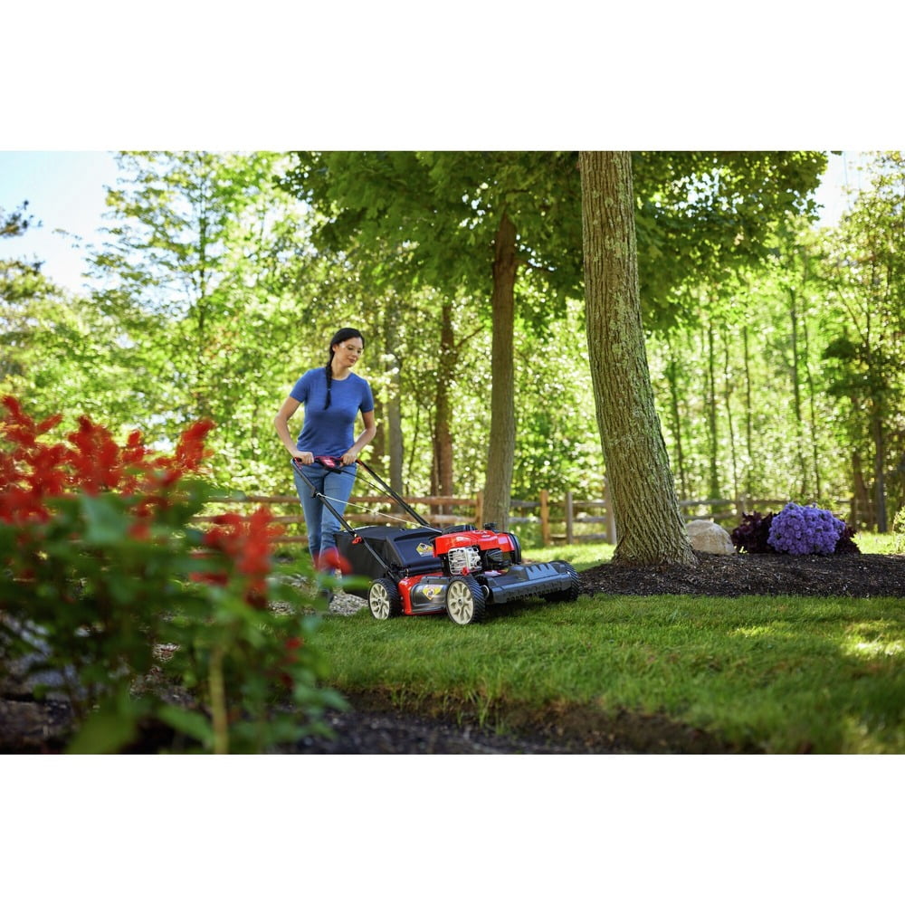 Troy-Bilt 12AVA2BM766 21 in. 140 cc Gas Self-Propelled Lawn Mower