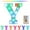 Y, variant on Letter A LED Marquee Light with Remote - 16 Multicolor Changing USB/Battery Powered White PVC, Party Bar Home Wall Decor