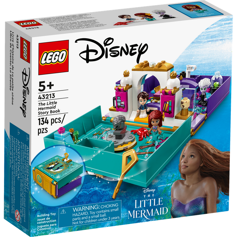 LEGO Disney The Little Mermaid Story Book 43213 Fun Birthday Gift for Girls