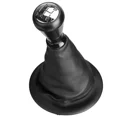 thumbnail image 3 of 5 Speed Chrome Gear Shift Knob w/PU Leather Gaiter Boot Dust Cover For Citroen Berlingo III MK3 For Peugeot Partner 2008-on, 3 of 6