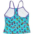 thumbnail image 2 of Speedo Girls Sporty Splice Tankini Top;8, 2 of 2