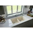 thumbnail image 4 of Karran Usa QU-710-BL Quartz Qu 32" Undermount Double Basin Quartz Composite Kitchen Sink -, 4 of 5