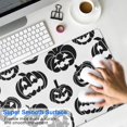 thumbnail image 4 of Long Mouse Pads for Desk,Halloween Black Pumpkin Silhouettes Desk Mats on Top Of Desks, Desk Mouse Pad Extra Large with 3mm Non-Slip Base and Stitched Edge for Gaming,Office,Work,Home 31.5"x15.7", 4 of 6