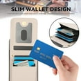 thumbnail image 2 of Allytechgroup Premium Phone Case for Apple iPhone 14, Wallet iPhone 14 Case with Card Holder, Crossbody Strap, Stand Feature, Shockproof PU Leather RFID Blocking Cover,Apricot, 2 of 8