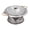 Bronze, variant on Chafing Dish, Gold Hourglass Shape with Ears, Alcohol Burner Food Warmer, 9.45 Inch Inner Diameter, for Party Buffet Wedding