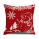 thumbnail image 3 of Adorno navideño, juego de 4 fundas de almohada navideñas, funda de almohada navideña con cuadros rojos de búfalo para sofá, decoración para el hogar, sala de estar, dormitorio, almohada decorativa de, 3 of 4