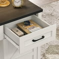 thumbnail image 2 of Vabches Farmhouse 47" Executive Desk with Hutch, Computer Desk with Charging Station, Drawers and Storage Cabinet, Workstation Desk for Home Office, 2 of 8