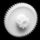 thumbnail image 4 of Plastic Gear For 550 Motor Gearbox, 10t/48t, 8mm Hole Banmo, 4 of 5