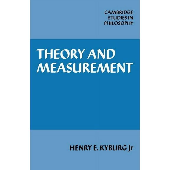 Cambridge Studies in Philosophy Theory and Measurement, (Paperback)