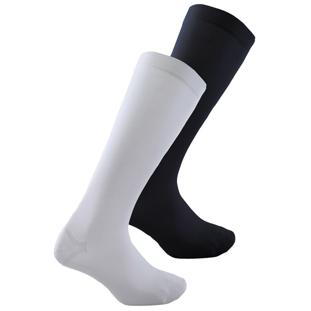 Mens Big & Tall Black Dress Compression Socks Sock Size 1316