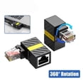 thumbnail image 4 of RJ45 360 Rotatable Network Plug 90 Degrees Right Angle Elbow Gigabit Adapter Universal Male to Female Converter, 4 of 5
