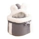 thumbnail image 1 of Mochila transportadora cómoda para mascotas, la última mochila para gatos con nido para mascotas. Gris M, 1 of 9