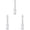 White 3 Packs, variant on Bird Cage Brush With Long Handle & Shovel Easy Droppings Removal Brush For Kennel Parrot Perches Small Animal Cage Cleaning Cage