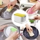 thumbnail image 5 of Dispensador de jabón de cocina 2 en 1 con soporte para esponja - Dispensador de líquido para lavavajillas para cocina - Aparatos de cocina inteligentes - Organizador de encimera para fregadero -, 5 of 5