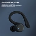 thumbnail image 2 of Inteprter Auricular compatible con Bluetooth Deportes Auricular de llamada manos libres portátil Cables de audio/vídeo Azul, 2 of 6