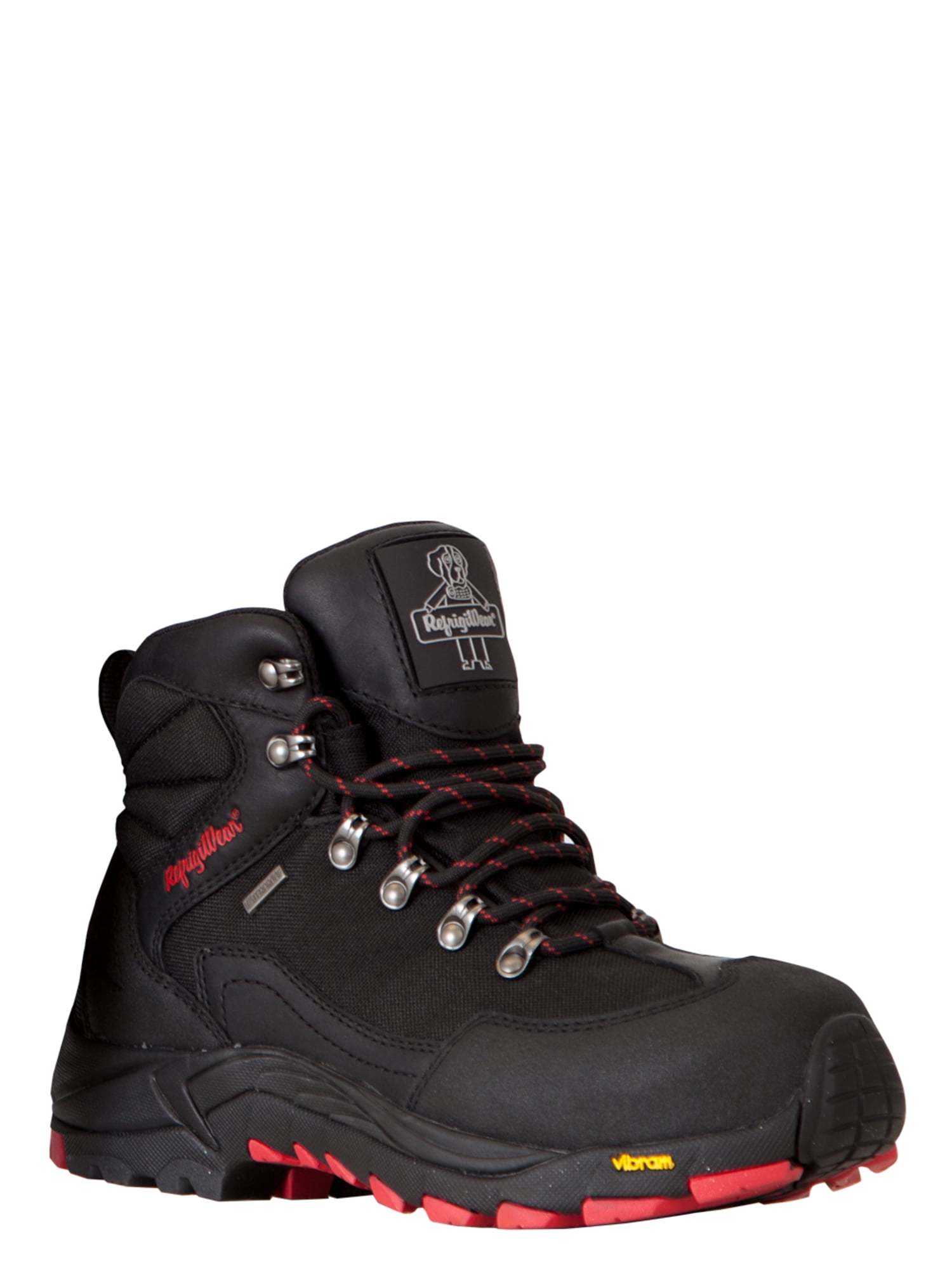 black insulated waterproof work boots