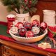 thumbnail image 4 of 9pcs 6cm Shatterproof Christmas Baubles,traditional Red And White Christmas Ball Ornaments For Christmas Tree Decorations, 4 of 5