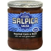 Salpica Roasted Corn & Bean Salsa, 16 oz (Pack of 6)