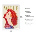 thumbnail image 2 of Fashion Magazine Paris - Princess Caroline of Monaco - Vintage Magazine Cover by Andy Warhol c.1984 - Master Art Print (Unframed) 13in x 19in, 2 of 4