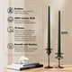 thumbnail image 2 of Set de 4 Velas Cónicas Verde Oscuro de 12" Pickood, Sin Goteo, 2 of 6