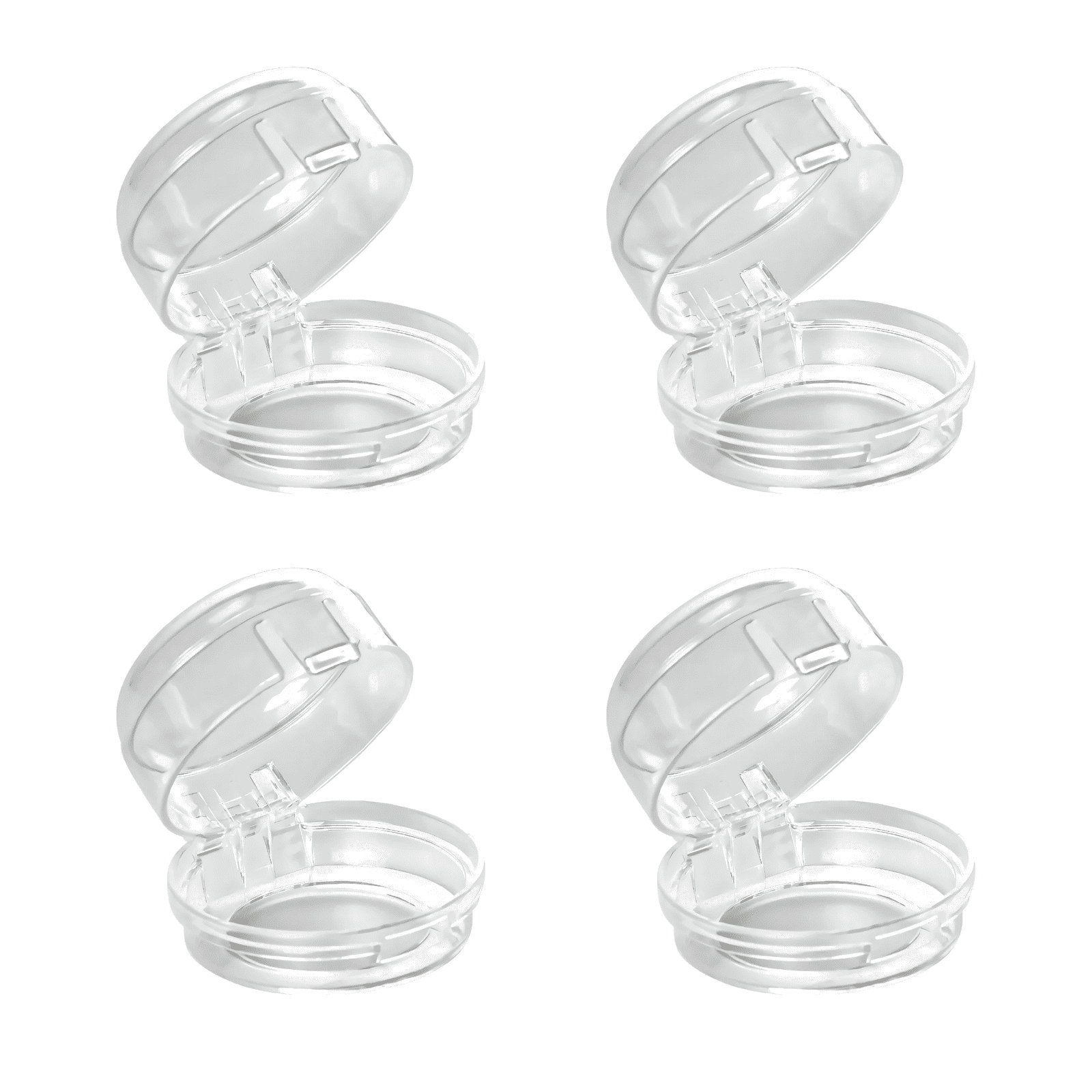 LAMIRO Oven Lock Child Safety,Stove Knob Safety Covers with Twist-Lock Mechanism,Cabinet Baby Proofing,Essential Baby Proofing Solutions for Home,Transparent B