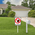 thumbnail image 4 of Eveokoki No Access Yard Sign with Stake 8x12inch Rustproof Outdoor Aluminum Sign for Yard Garden Lawn Street Outdoor, 4 of 6
