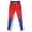 J29_RED/BLU/WHT, variant on Allsense x FXN Men's Skinny Fit Track Joggers with Side Stripe & Zip Cuffs, Green/Red, Large
