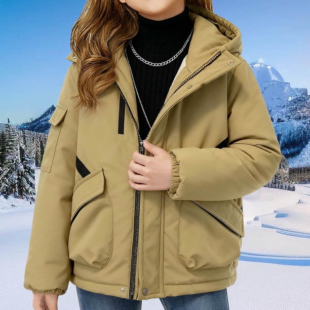 Cowsor Kids Winter Coats with Hooded Light Puffer Coat Warm Padded Jacket for Boys Girls Toddler