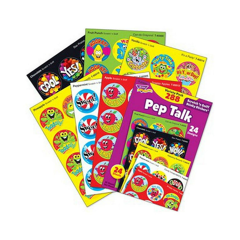 Trend Pep Talk Scratch 'n Sniff Stinky Stickers Trend Pep Talk Scratch 'n Sniff Stinky Stickers