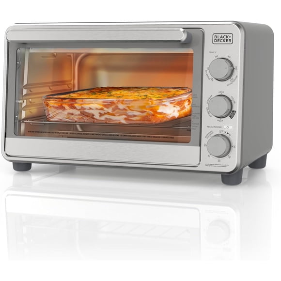 HORNO ELECTRICO FREIR HORNEAR BLACK+DECKER TO6235 5 FUNCIONES