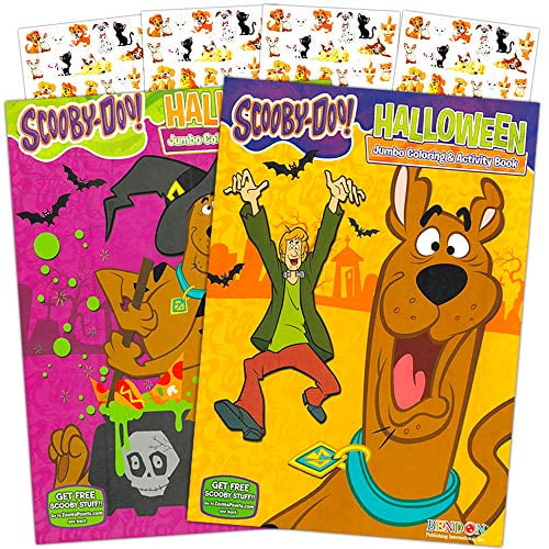 Scooby-Doo Coloring Book with Stickers ~ 96 Pages - Walmart.com