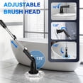 thumbnail image 6 of TASVAC Electric Spin Scrubber, Cordless Cleaning Brush with 5 Replaceable Heads, Power Shower Scrubber for Bathroom Tile Floor Kitchen, 6 of 8