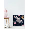 thumbnail image 6 of Marmont Hill Flower Garden Unicorn Canvas Wall Art, 6 of 7