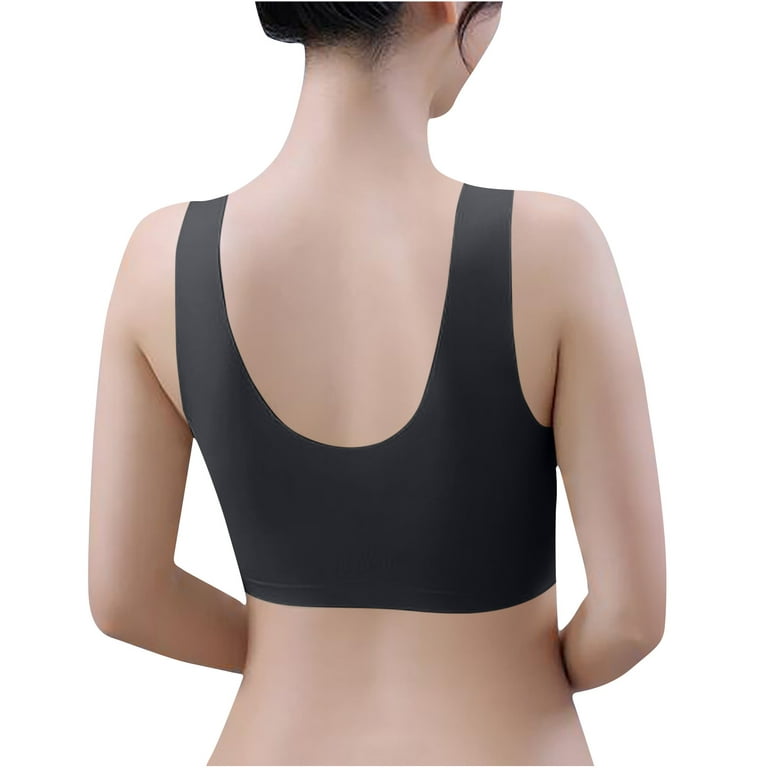 Mrat Clearance Training Bras for Ladies Clearance Women's Bra Seamless Plus  Size Backing Sling Traceless Gathered Back Underwear Two-Piece Underwear