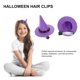 thumbnail image 5 of FELTECHELECTR 2 pinzas para el pelo con forma de sombrero de bruja de Halloween, pequeñas horquillas para el pelo, disfraz infantil de Halloween, 5 of 5