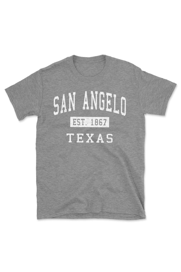 San Angelo Texas Classic Established Men's Cotton T-Shirt