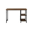 thumbnail image 4 of Riverbay Furniture Transitional Wood Desk with 2 Shelves in Brown Stained/Black, 4 of 11