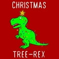 thumbnail image 2 of Men's Lost Gods Christmas Tree-Rex  Graphic Tee Red 3X Large, 2 of 5
