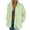 Green, variant on Women's Fleece Zip Up Jacket Textured Stand Collar Casual Loungewear with Pockets​, Khaki