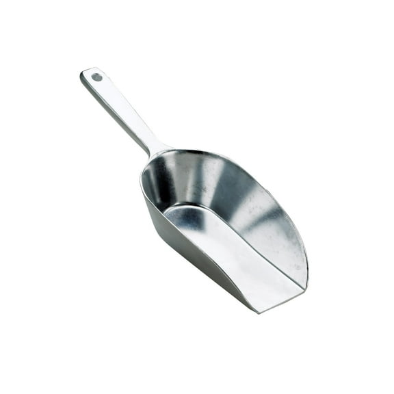 HIC Kitchen Flat Bottom Food Utility Scoop, 8.75-Inches, 210-Millimeters, Commercial-Grade Anodized Cast Aluminum