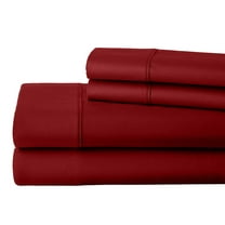 1000 Thread Count King, 100% Egyptian Cotton 4 PC Sheet Set 21" EXTRA DEEP POCKET,Burgundy