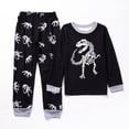 thumbnail image 2 of TAmten Pjs for Boys Toddler Boys Clothes Train Excavator Truck Sleepwear Cotton 2 Pieces Pjs Kids Jammies Sets Size 8-9 T, 2 of 5