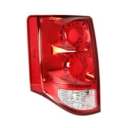 Genrics Left Side LED Tail Light Assembly Replacement for Dodge Grand Caravan 2011-2020 Driver Side Rear Brake Lamp 5182535AD CH2800199