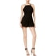 thumbnail image 1 of GUESS Turner Lace Romper Mono para Mujer, Negro, Mediano, 1 of 1