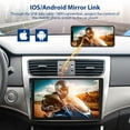 thumbnail image 4 of 2G 64G Double Din Car Radio Android Car Stereo with Apple Carplay Android Auto, S 9 Inch Touch Screen with GPS Navigation Bluetooth FM RDS WiFi USB Type-C AHD Backup Camera, 4 of 8