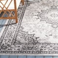 thumbnail image 5 of SAFAVIEH Courtyard Desi Medallion Indoor/Outdoor Area Rug, Beige/Black, 8' x 11', 5 of 6